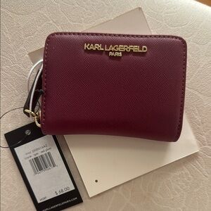 Karl Lagerfeld “Red Plum” Wallet